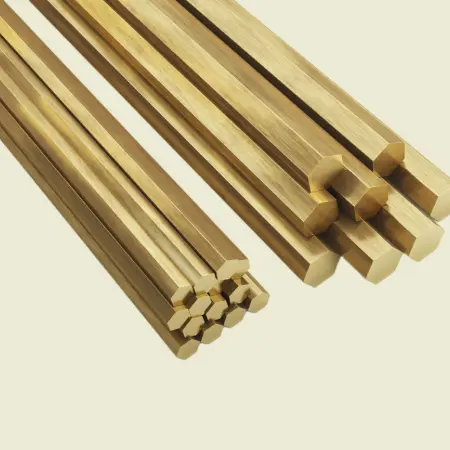non ferrous metal brass  hex bar